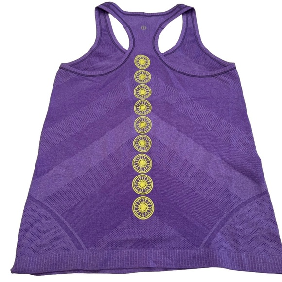 Lululemon Womens Sz 6 Swiftly Tech Purple Racerback Athletic Tank Top - Picture 1 of 9